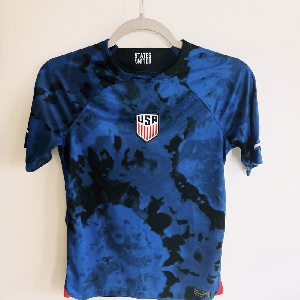 Nike Kids Blue and Black Jersey